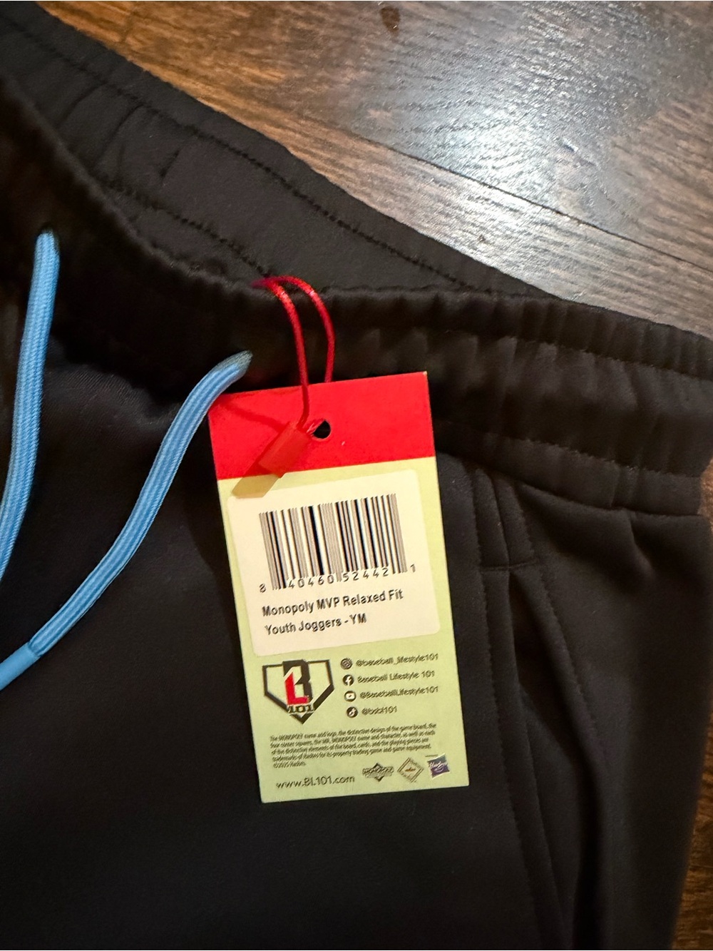 Baseball lifestyle 101 monopoly mvp youth jogger pants. Size youth medium - Picture 2 of 4